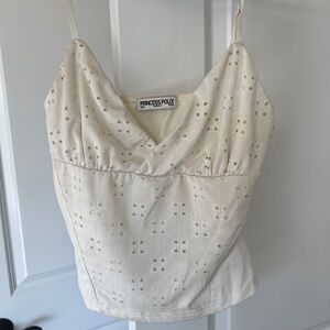 Princess Polly Eyelet Spaghetti Strap Cami